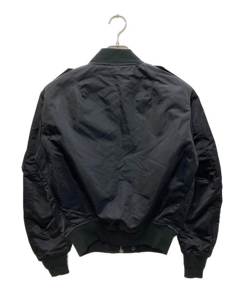 HOUSTON（ヒューストン）HOUSTON (ヒューストン) L-2 FLIGHT JACKET ブラック サイズ:38 未使用品の古着・服飾アイテム