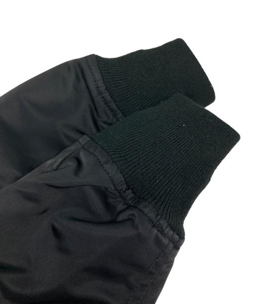 HOUSTON（ヒューストン）HOUSTON (ヒューストン) L-2 FLIGHT JACKET ブラック サイズ:38 未使用品の古着・服飾アイテム