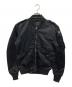 HOUSTON（ヒューストン）の古着「L-2 FLIGHT JACKET」｜ブラック