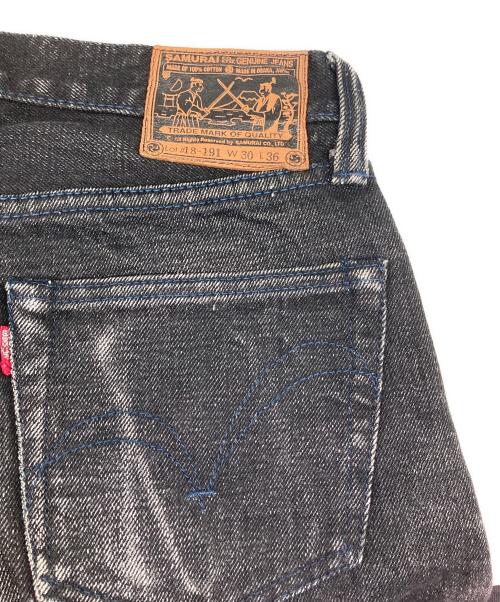 SAMURAI JEANS（サムライジーンズ）SAMURAI JEANS (サムライジーンズ) デニムパンツ ブラック サイズ:W30の古着・服飾アイテム