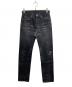 SAMURAI JEANS（サムライジーンズ）の古着「デニムパンツ」｜ブラック