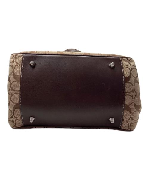 COACH（コーチ）COACH (コーチ) シグネチャー柄トートバッグ ブラウンの古着・服飾アイテム