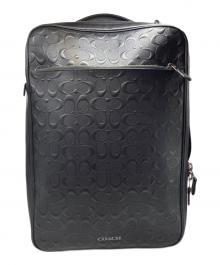 COACH（コーチ）の古着「グラハム3Wayバッグパック」｜ブラック