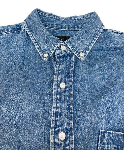 BEAMS（ビームス）BEAMS (ビームス) デニム ボタンダウンシャツ インディゴ サイズ:Mの古着・服飾アイテム
