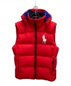 POLO RALPH LAURENポロ・ラルフローレン）の古着「ダウンベスト」｜レッド