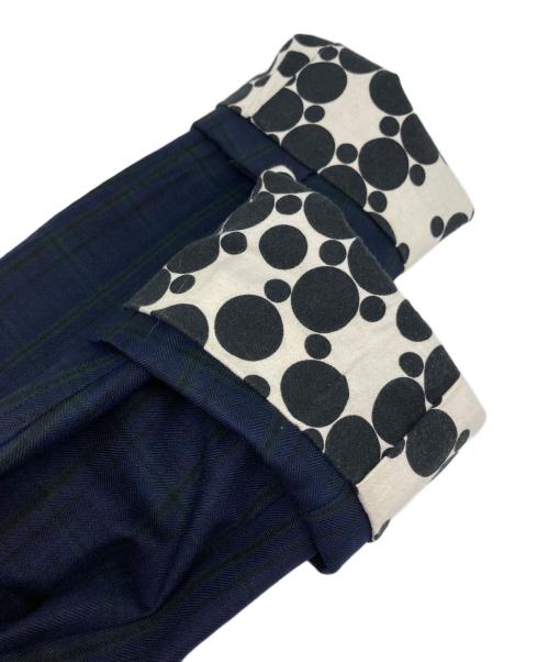 COMME des GARCONS（コムデギャルソン）COMME des GARCONS (コムデギャルソン) チェックテーラードジャケット ネイビー サイズ:SSの古着・服飾アイテム