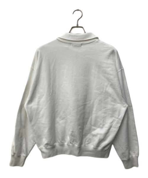 YLEVE（イレーヴ）YLEVE (イレーヴ) ハーフジップスウェット ホワイト サイズ:1の古着・服飾アイテム
