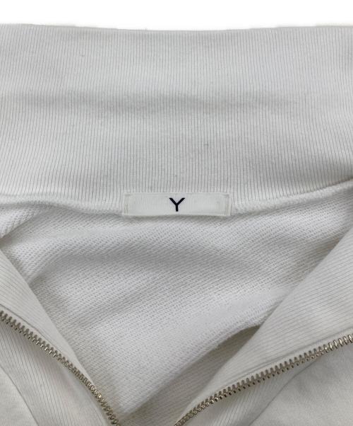 YLEVE（イレーヴ）YLEVE (イレーヴ) ハーフジップスウェット ホワイト サイズ:1の古着・服飾アイテム