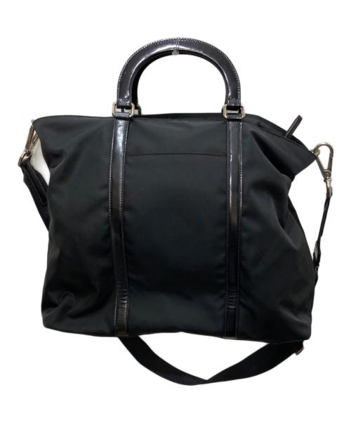 PRADA（プラダ）PRADA (プラダ) 2WAYショルダーバッグ ブラックの古着・服飾アイテム