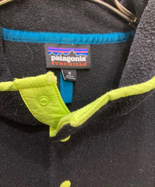 Patagonia（パタゴニア）Patagonia (パタゴニア) シンチラ・スナップT・プルオーバー ブラック サイズ:Mの古着・服飾アイテム
