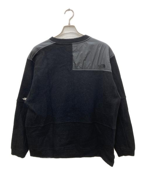 THE NORTHFACE PURPLELABEL（ザ・ノースフェイス パープルレーベル）THE NORTHFACE PURPLELABEL (ザ・ノースフェイス パープルレーベル) Wool Field Pullover Crewneck　スウェット ブラック サイズ:Lの古着・服飾アイテム