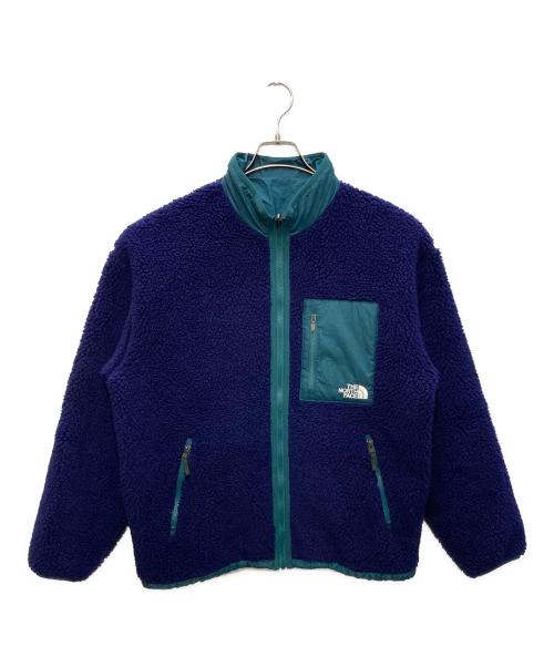 THE NORTH FACE（ザ ノース フェイス）THE NORTH FACE (ザ ノース フェイス) Reversible Extreme Pile Jacket ネイビー×グリーン サイズ:Mの古着・服飾アイテム