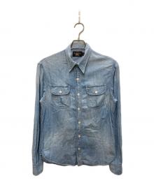 RRL（ダブルアールエル）の古着「シャンブレーシャツ」｜ブルー