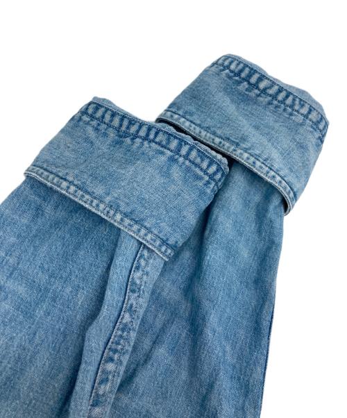RRL（ダブルアールエル）RRL (ダブルアールエル) シャンブレーシャツ ブルー サイズ:Sの古着・服飾アイテム