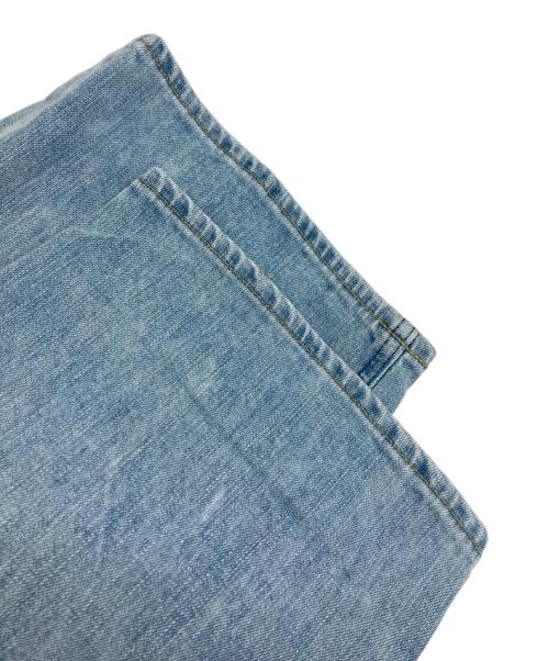 YANUK（ヤヌーク）YANUK (ヤヌーク) ルーズストレートJOAN デニムパンツ ブルー サイズ:24の古着・服飾アイテム
