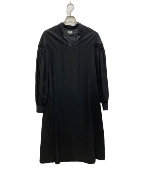 SCYE（サイ）SCYE (サイ) ウォッシャブル ウール トロピカル ドレス ネイビー サイズ:SIZE 38の古着・服飾アイテム