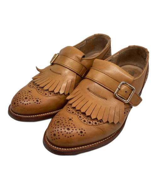 Tricker's（トリッカーズ）Tricker's (トリッカーズ) ドレスシューズ ブラウン サイズ:4の古着・服飾アイテム