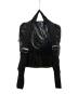 jack gomme (ジャックゴム) リュック ブラック：8000円