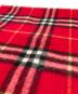 Burberry's (バーバリーズ) カシミヤ100％チェックマフラー レッド：7000円