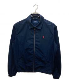 POLO RALPH LAUREN（ポロ・ラルフローレン）の古着「スイングトップ」｜ネイビー