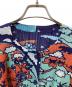 中古・古着 PLEATS PLEASE (プリーツプリーズ) World Map Pleats Cardigan ブルー サイズ:3：50000円
