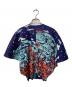 PLEATS PLEASE (プリーツプリーズ) World Map Pleats Cardigan ブルー サイズ:3：50000円