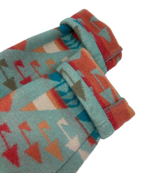 PENDLETON（ペンドルトン）PENDLETON (ペンドルトン) ネイティブ柄ウールフーデッドジャケット ブルー サイズ:Sの古着・服飾アイテム