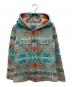 PENDLETON（ペンドルトン）の古着「ネイティブ柄ウールフーデッドジャケット」｜ブルー