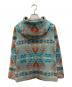 PENDLETON (ペンドルトン) ネイティブ柄ウールフーデッドジャケット ブルー サイズ:S：7000円