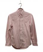 RALPH LAURENラルフローレン）の古着「ボタンダウンシャツ」｜レッド