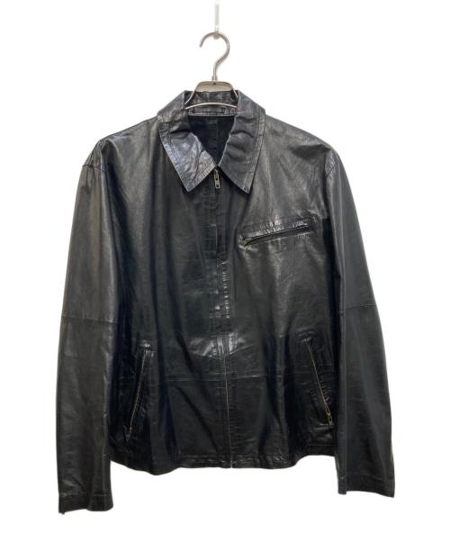 COMME des GARCONS HOMME（コムデギャルソン オム）COMME des GARCONS HOMME (コムデギャルソン オム) オールドシープレザージャケット ブラック サイズ:Ｍの古着・服飾アイテム