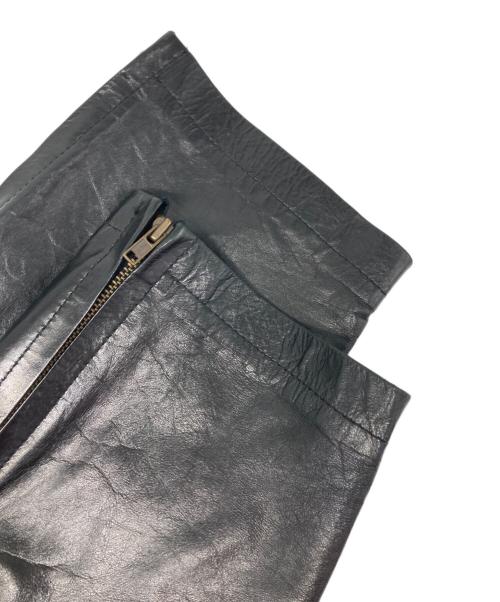 COMME des GARCONS HOMME（コムデギャルソン オム）COMME des GARCONS HOMME (コムデギャルソン オム) オールドシープレザージャケット ブラック サイズ:Ｍの古着・服飾アイテム