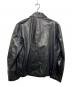 COMME des GARCONS HOMME (コムデギャルソン オム) オールドシープレザージャケット ブラック サイズ:Ｍ：22000円