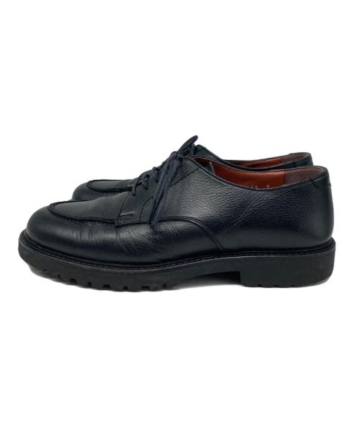 berwick（バーウィック）berwick (バーウィック) Uチップレザーシューズ ブラック サイズ:SIZE 6 1/2の古着・服飾アイテム
