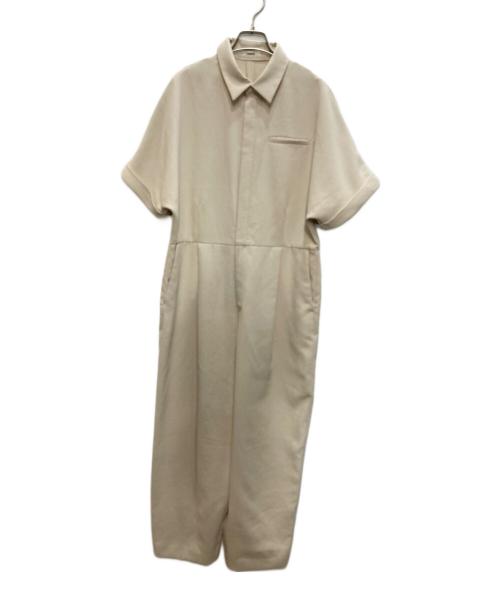 re NAVE（リ ネイヴ）re NAVE (リ ネイヴ) ホロウツイル ジャンプスーツ ベージュ サイズ:２の古着・服飾アイテム