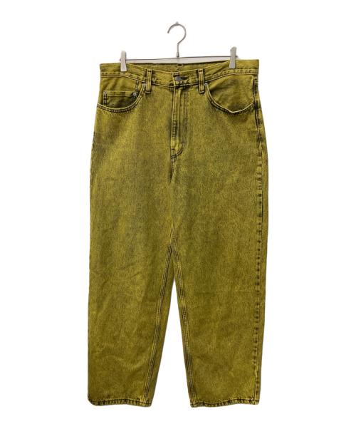 LEVI'S（リーバイス）LEVI'S (リーバイス) バギーカラーデニムパンツ イエロー サイズ:W34×L32の古着・服飾アイテム