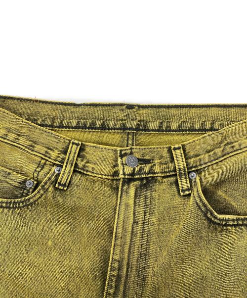 LEVI'S（リーバイス）LEVI'S (リーバイス) バギーカラーデニムパンツ イエロー サイズ:W34×L32の古着・服飾アイテム