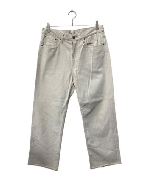AURALEE（オーラリー）AURALEE (オーラリー) HARD TWIST DENIM 5P PANTS で アイボリー サイズ:34の古着・服飾アイテム