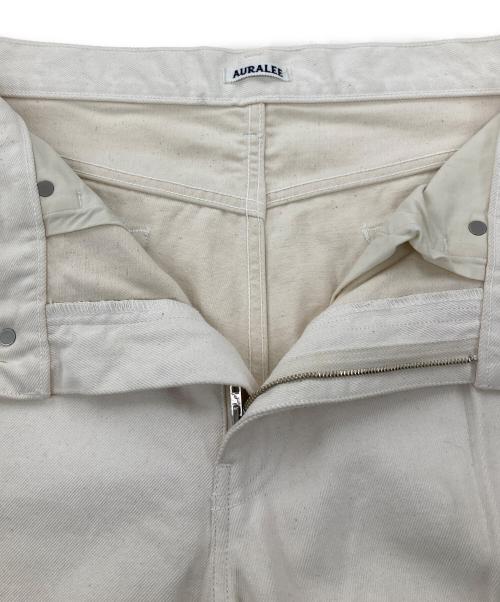 AURALEE（オーラリー）AURALEE (オーラリー) HARD TWIST DENIM 5P PANTS で アイボリー サイズ:34の古着・服飾アイテム