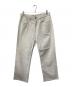 AURALEE（オーラリー）の古着「HARD TWIST DENIM 5P PANTS で」｜アイボリー