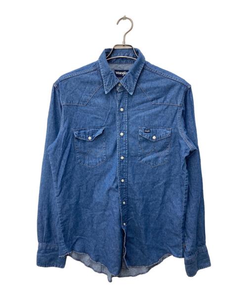 Wrangler（ラングラー）Wrangler (ラングラー) 80－90'sデニムシャツ インディゴ サイズ:6 1/2-36の古着・服飾アイテム
