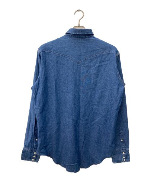 Wrangler（ラングラー）Wrangler (ラングラー) 80－90'sデニムシャツ インディゴ サイズ:6 1/2-36の古着・服飾アイテム