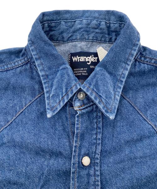 Wrangler（ラングラー）Wrangler (ラングラー) 80－90'sデニムシャツ インディゴ サイズ:6 1/2-36の古着・服飾アイテム