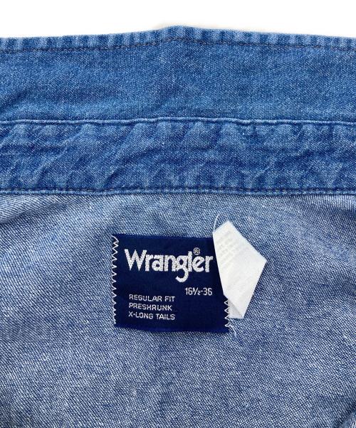 Wrangler（ラングラー）Wrangler (ラングラー) 80－90'sデニムシャツ インディゴ サイズ:6 1/2-36の古着・服飾アイテム