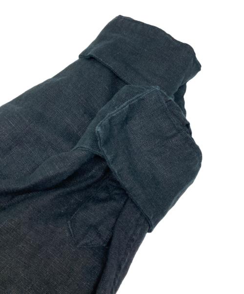 SOWBOW（ソウボウ）SOWBOW (ソウボウ) リネンシャツ ブラック サイズ:2の古着・服飾アイテム
