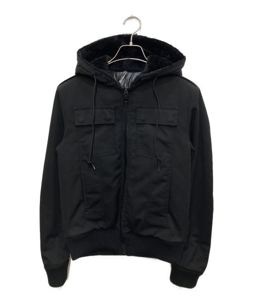 DIOR HOMME（ディオール オム）DIOR HOMME (ディオール オム) 中綿ジャケット ブラック サイズ:44の古着・服飾アイテム