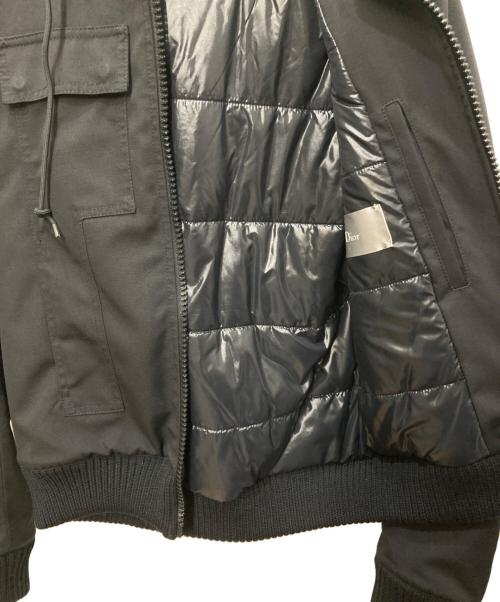 DIOR HOMME（ディオール オム）DIOR HOMME (ディオール オム) 中綿ジャケット ブラック サイズ:44の古着・服飾アイテム