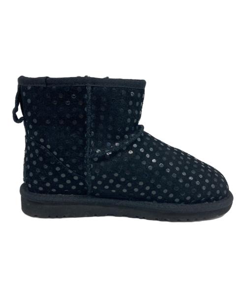 UGG（アグ）UGG (アグ) クラシックミニムートンブーツ ブラック サイズ:22の古着・服飾アイテム