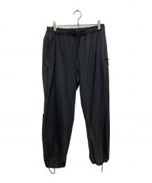 N.HOOLYWOOD×WILD THINGS（エヌ ハリウッド×ワイルドシングス）の古着「WIDE EASY PANTS」｜ブラック