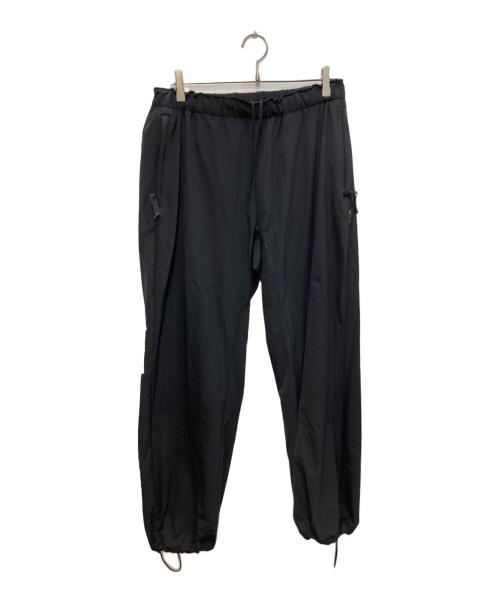 N.HOOLYWOOD（エヌ ハリウッド）N.HOOLYWOOD (エヌ ハリウッド) WILD THINGS (ワイルドシングス) WIDE EASY PANTS ブラック サイズ:SIZE 40の古着・服飾アイテム